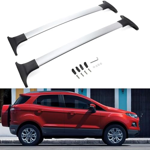 Baca coche barras transversales Ford Ecosport de aleación de aluminio plata de alta resistencia 4