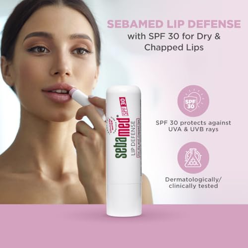 Sebamed Lip Defense Lip balm with SPF 30 + Vit E | Regenerates dry, chapped lips quickly & effectively | Intensive care with Vit E, Jojoba Oil & Chamomile |Dermatologically &... - Image 5