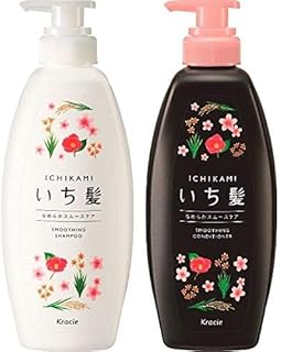 NEW ICHIKAMI SMOOTH AND SLEEK SHAMPOO (480mL) AND CONDITIONER (480g) SET!