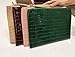 NIGEDU Women Envelope Clutch Purse Bag Fashion Crocodile Embossed PU leather Oversized Ladies Evening Party Clutches (Green)