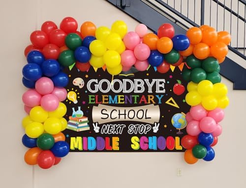 Toile de fond Goodbye Elementary School pour décorer sans effort