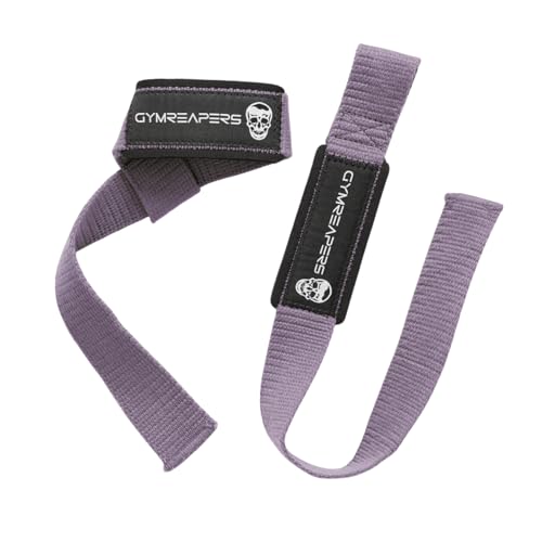 Image of Gymreapers Lifting Wrist Straps for Weightlifting, Bodybuilding, Powerlifting, Strength Training, & Deadlifts - Padded Neoprene with 18 inch Cotton