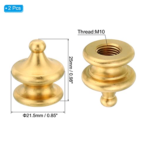 PATIKIL M10 Thread Lamp Finial Cap Knob - Image 2