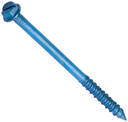 ITW BRANDS - Tapcon 1/4 x 3-3/4-Inch Concrete Anchors with Hex Washer Head, 75-Pack