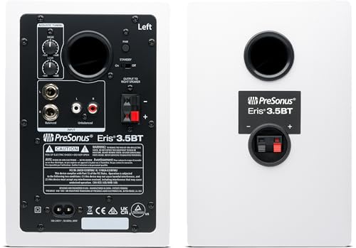 Image of PreSonus Eris 3.5-inch Media Reference Monitors with Bluetooth connectivity (White)