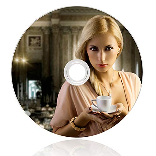 Image of 100 Pack Ritek Pro (Professional Grade) BD-R Blu-ray 4X 25GB Watershield Water Resistant Glossy White Inkjet Hub Printable Blank Recordable Disc