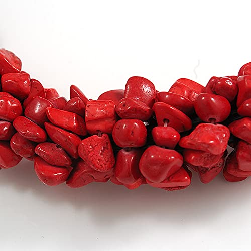 Pulsera, pendientes y collar de cordón de algodón rojo, el regalo étnico ideal 5