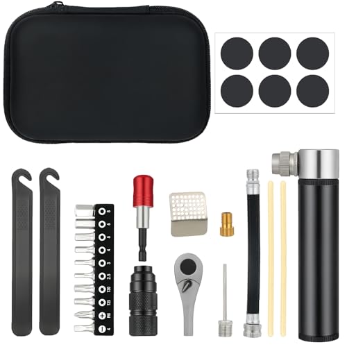 ARCUAT 28Pcs Bike Tool Kit Portable Bicycle Repair Kit, Biking