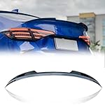 Xprite Spoiler Wing Compatible with 2021 2022 2023 2024 2025 2026 Honda Civic Sedan Sport Spoiler 11th Civic Rear Trunk Spoiler ABS Material- Glossy Black