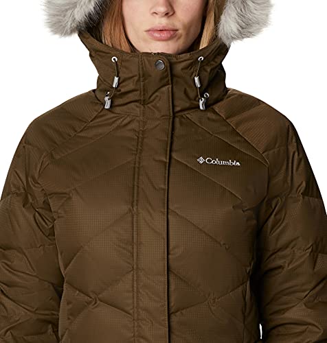 Columbia Jaqueta feminina Lay D Down II, à prova d'água e respirável, verde-oliva, PP