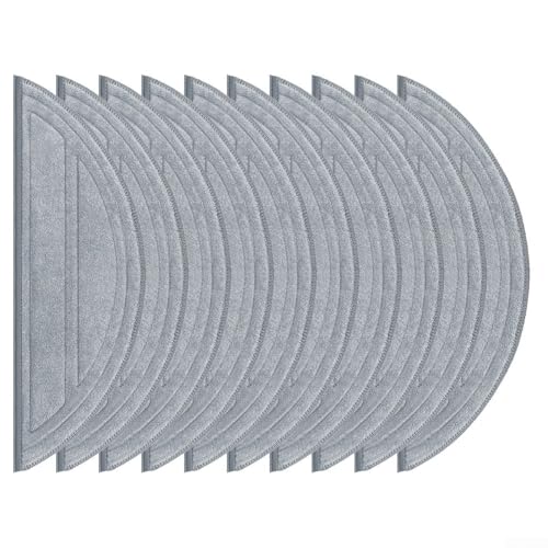 wenyouya Microfiber Mop Cloth Kit for Roborock Q10 | Washable Replacement Pads | Compatible with S5+/VF+ Models | Replacement Mop Pads (10 PACK)