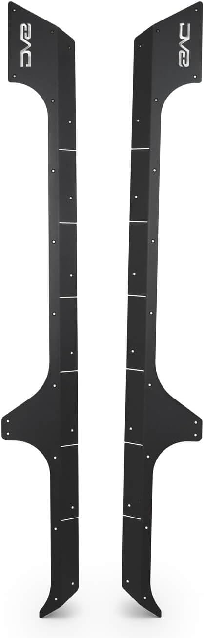 DV8 Offroad Rock Skins for The 2018-2026 Jeep Wrangler JL 4-Door | Protects Lower Body Panels from Rocks & Debris | Works with Aftermarket & Factory Fenders | Compatible with Most Sliders & Steps