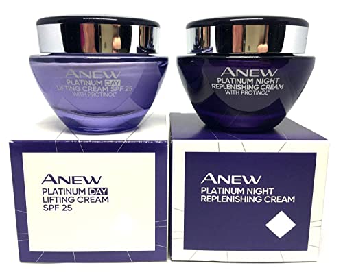 Anew Platinum Day Cream & Night Cream Anti-Aging Skin Care Set of 2
