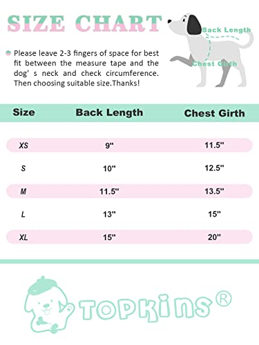 Topkins Dog Dress, Cute Puppy Dress For Small Medium Dogs Girl, Dog Polo Shirts Dress With Pleated Hem, Dog Summer Dress Dog Birthday Dress Suitable For Spring, Summer, Autumn (Mint Green, Xs) #TOP5