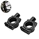Paar Universal 8mm Motorrad Spiegel Halter Für 25mm Lenker Schwarz