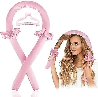 Mokvee Heatless Hair Curler for Women – Satin Curling Rod Headband + Accessories, No‑Heat Foam Rollers, Sleep‑In Silk Ribb... Price In India