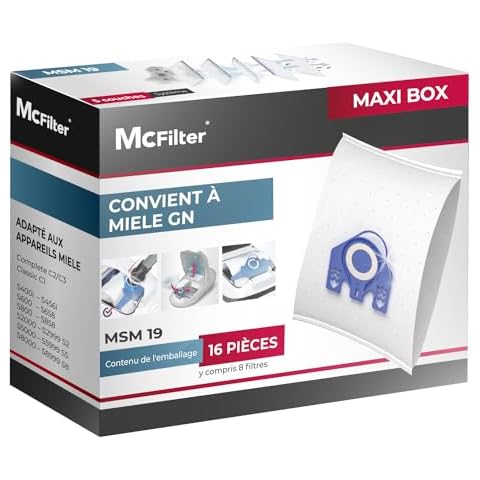 Sacs à poussière McFilter Miele Cover