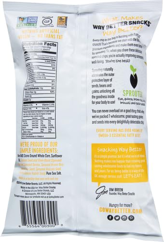 Miniatura 3 de Way Better Snacks Chips de tortilla multigrano, 5.5 oz