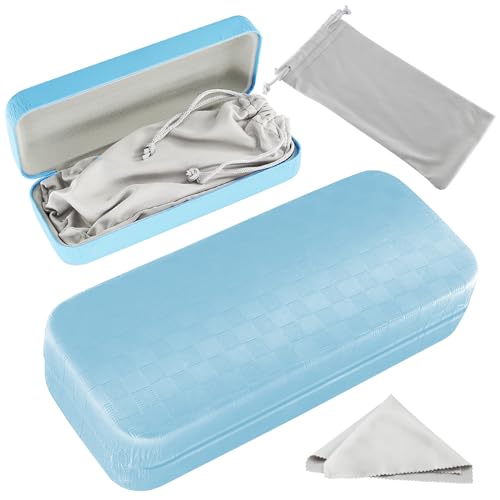 Étui à lunettes rigide homme femme boîtier de protection et sac tissu