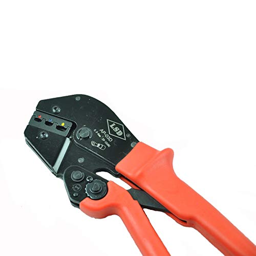 Pince à sertir à cliquet pour cosses non isolées 0.5-6mm2 20-10AWG et coupe-fil
