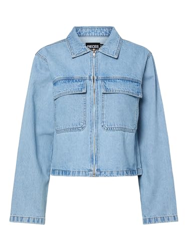 Veste en denim Femme PIECES Pcrate vêtement de mi-saison