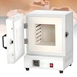 AiODiO 2000W Compact Tabletop Melting Oven， Laboratory Closed high-Temperature Furnace，1150℃/2102℉ Max Temperature，for Laboratory and Industrial