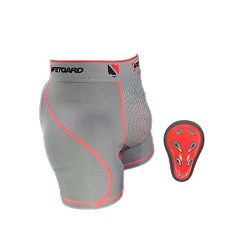 SafeTGard New Ultra Series Youth Boxer with Cage Cup in Neon! - Youth Large