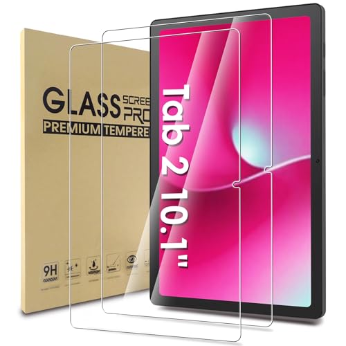 Protector de Pantalla Tempered Glass para T-Mobile REVVL Tab 2 10.1" 2 Pack