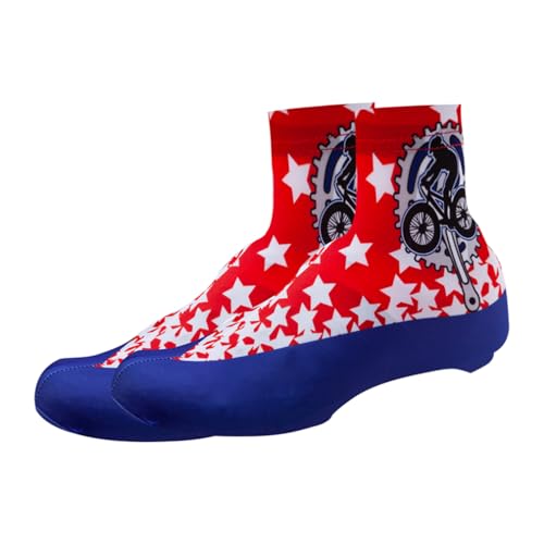 Fundas para zapatillas de ciclismo impermeables al viento, para bicicleta de carretera, verde, talla M miniatura 2