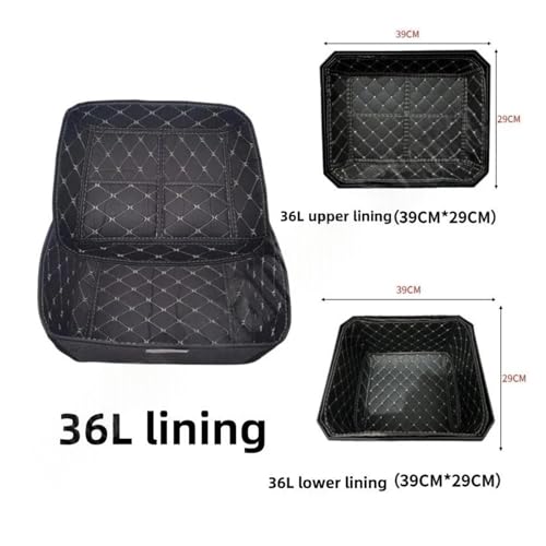 Forro interior para caja de equipaje trasera de motocicleta 36L 5
