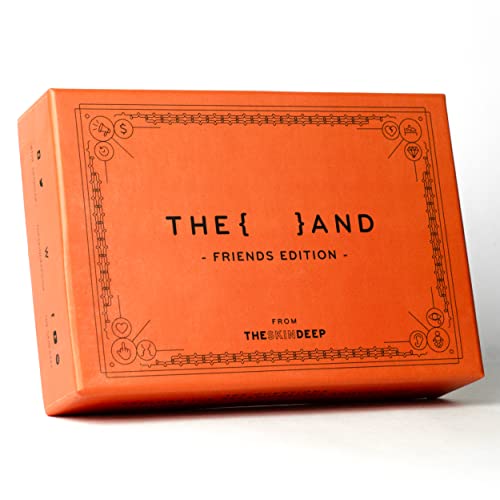 THE AND Friends Edition - Conversation Starters for Friends to Spark Stories and Grow Deeper Friendships - Getting to Know You Card Game with Questions - Deep Talks at Game Night By The Skin Deep