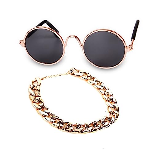 HANABASS Fashion Pet Necklace Gold Rope Chain Dog Chain Necklace for Pet Birthday