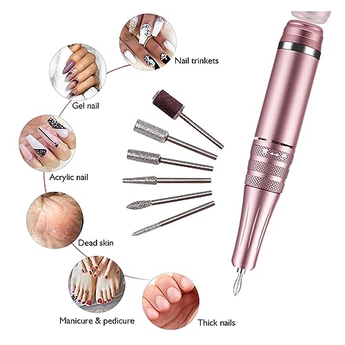 Set Di Punte Per Trapano Per Unghie, Set Di Punte Per Manicure - Foto 7