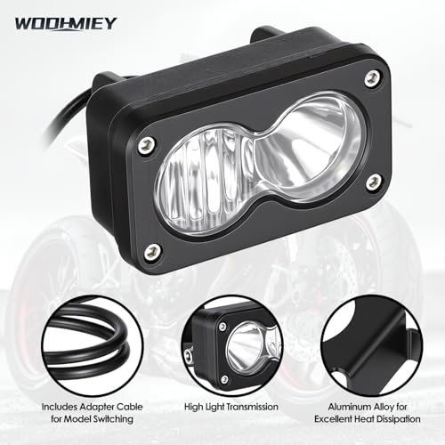 Faros LED 10W para Sur-Ron Light Bee X con interruptor y arnés plug and play blanco 2