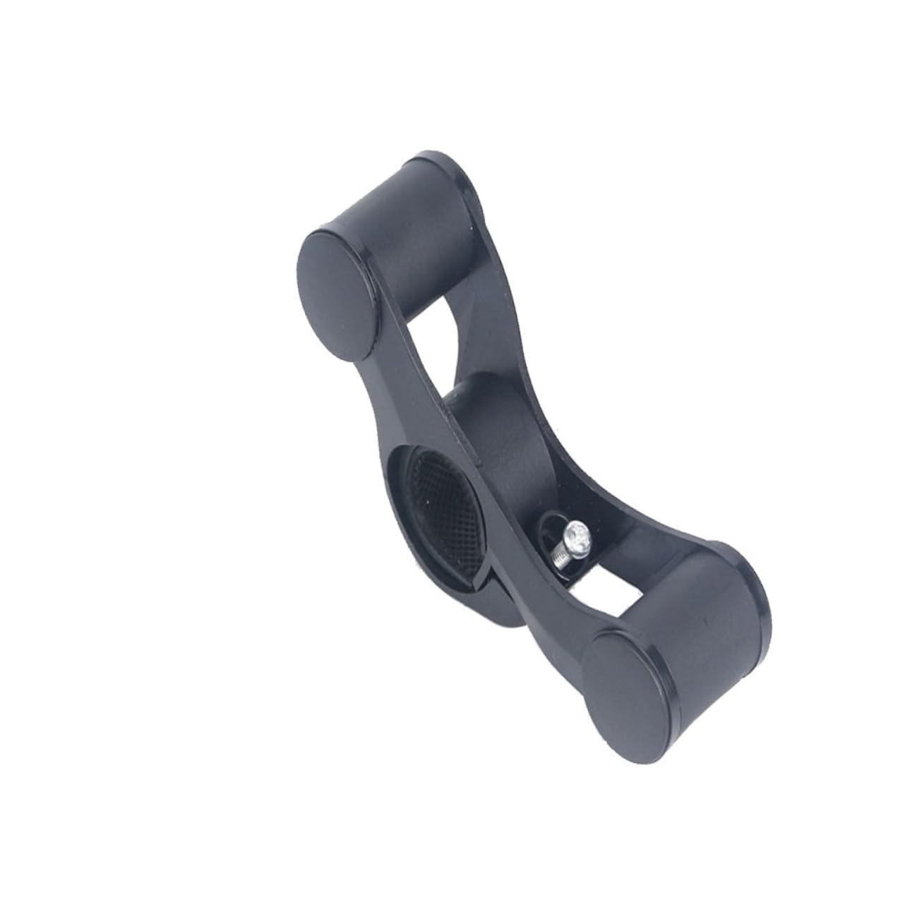 Mikikit 1Pc Black Bike Handlebar Extension Bracket Clip for Flashlight Accessories Lightweight Durable Moutain Bike Headlights Holder for Enhanced Storage Space