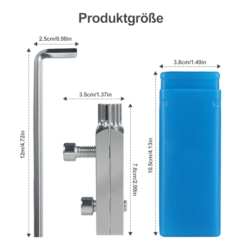 Gebrochener Kopf Schraubenausdreher - General Winkelventil Draht Auszieher, Tragbar Werkzeug zum Entfernen Abgenutzter Schrauben, Werkzeug zum Ausdrehen von Kaputten Rohren für Heimwerker