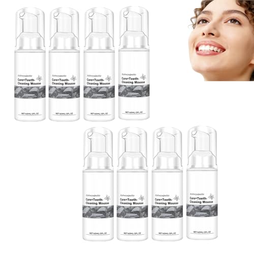 Dentifrice blanchissant pour les dents, mousse de blanchiment des dents, dentifrice hydroxylapatite, élimine les taches, nettoyage et entretien en profondeur, protège-dents doux, goût de menthe