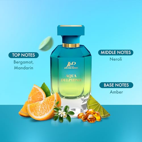 Image of Jean Paul Dupont (JPD) Aqua Delphino | Prive Collection | Luxury Perfume for Men and Women with Citrus Spicy and Woody notes Eau de Parfum Unisex 100ml