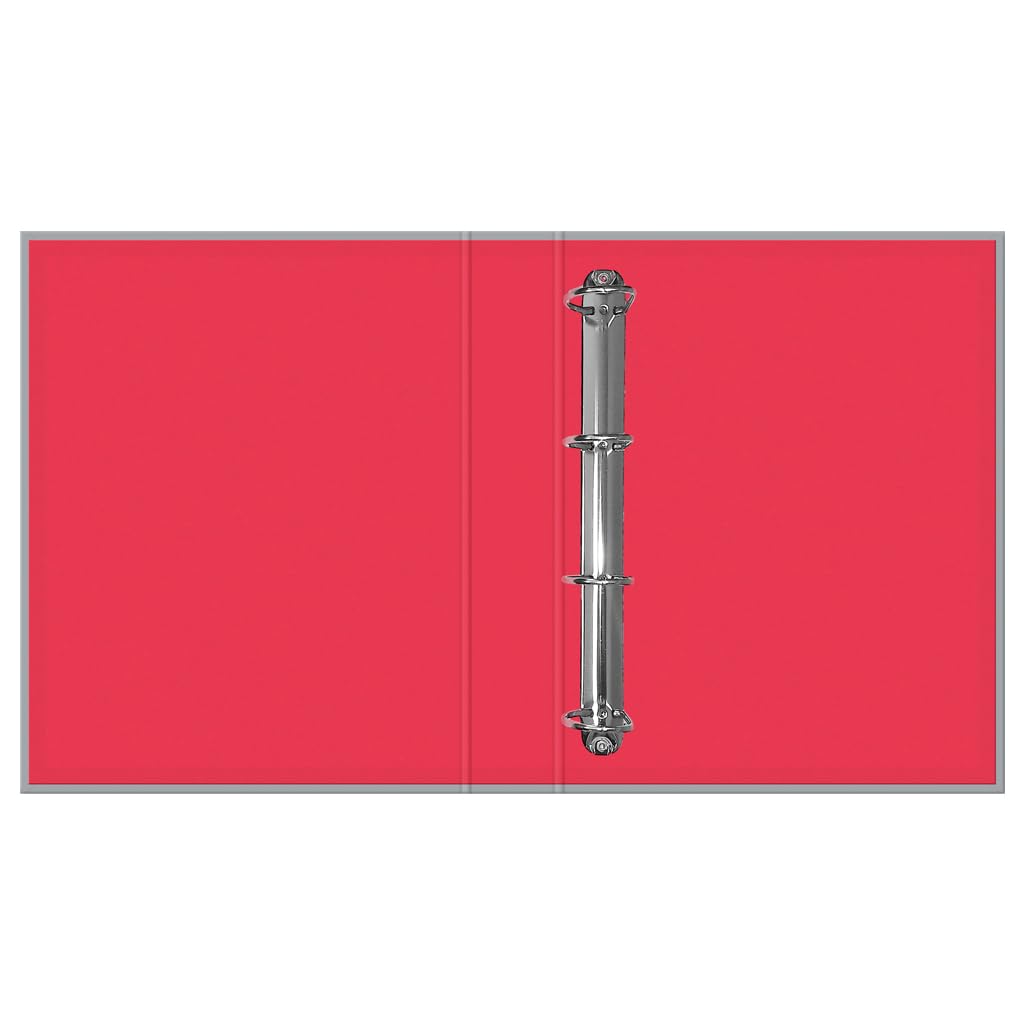 Dohe - Ordner mit 4 Ringen, Kapazität 250 Blatt, Foliogröße (26,4 x 34 cm), Rücken 6 cm, Ringe 40 mm, extra fester Deckel, Schulmaterial - NASA Grey - Grau