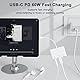UWECAN Adapter USB C auf Klinke, 3-in-1 USB C auf Dual 3.5 mm Kopfhörer Aux Adapter und Laden PD 60W, Typ C Klinke Audio Splitter für iPhone 16/16 Pro Max, Galaxy S22 S21 S20, Huawei, Pad etc.