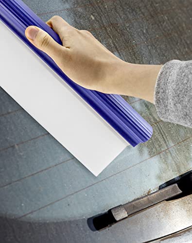 Qwork WD7471 Water Car Squeegee,12 Inch Flexible T-Bar Water Silicone Window Squeegee thumb #4