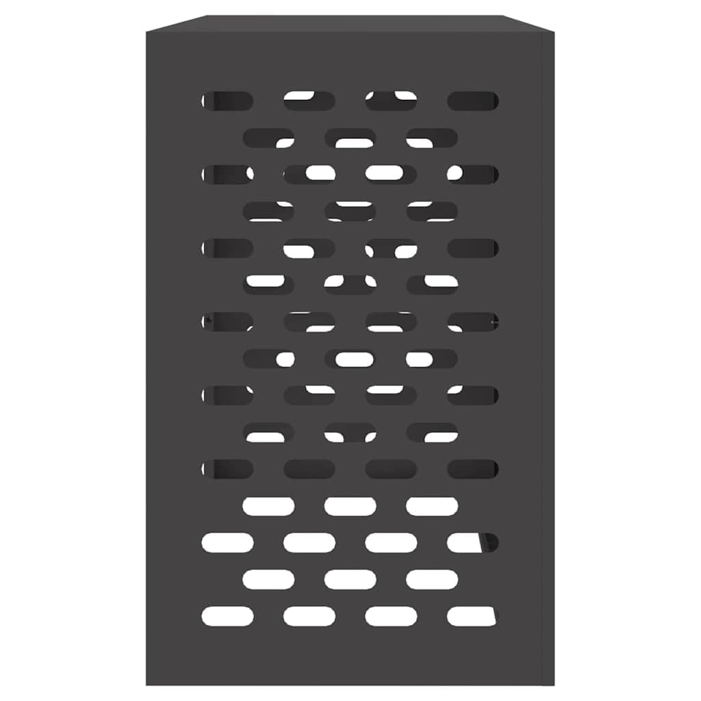 Abdeckung für Klimaanlage für den Außenbereich, Abdeckung für Klimaanlage, schwarz, 110 x 50 x 80 cm, Stahl