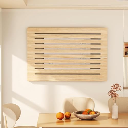 Wall-Mounted Breaker Box Cover - Decorative Fuse Box Cabinet, Yellow, 60x50cm (23.6x19.7in) - Stylish Electrical Panel Hideaway for Living Room & Office