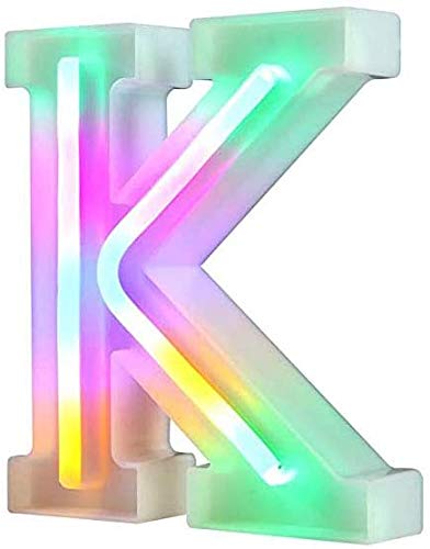 Enseignes Lumineuses Veilleuse au Néon, Light Up LED Letters Lights