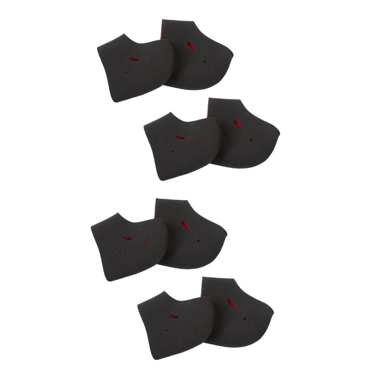 Beavorty Ankle Sock for Dry Heels 4 Pairs Heel Protector Anti-Cracking Socks Heel Socks Heel Cover Heat Socks Heel Protector Sock