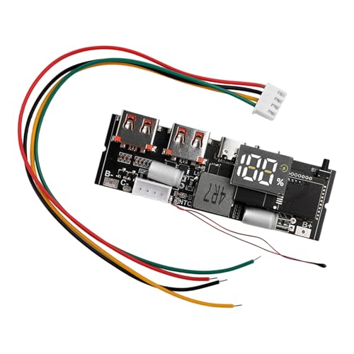 Placa de circuito bidireccional tipo C módulo de alimentación 18650 carga rápida PD 3