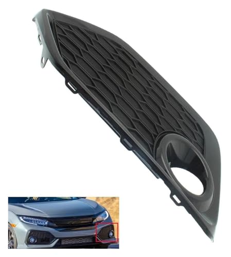 Feu antibrouillard grille Civic 2018 cache pare-chocs