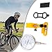 Portable Wheel Truing Stand for Front & Rear for Bike Rims Adjustment with Percentage Indicator, ABS Material, 145g Lightweight for Bike Wheel Repair Stand(Yellow)