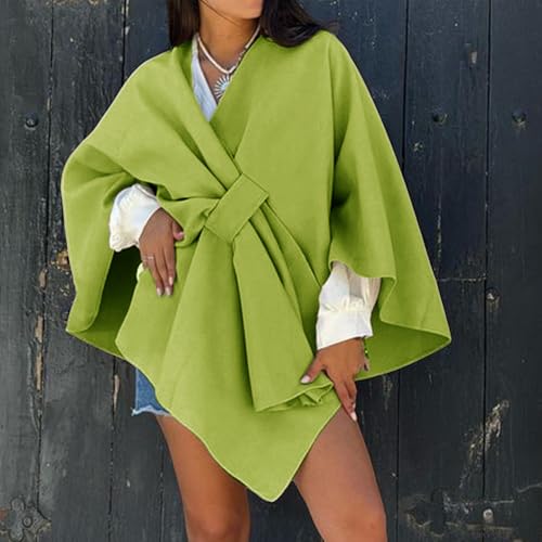 Women's Cross Front Shawl Wraps Elegant Open Front Poncho Sweater Fall Winter Warm Soft Capes Shawls Outerwear3