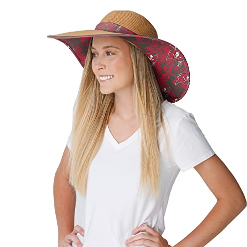 Image of FOCO NFL Womens Floral Straw Hat